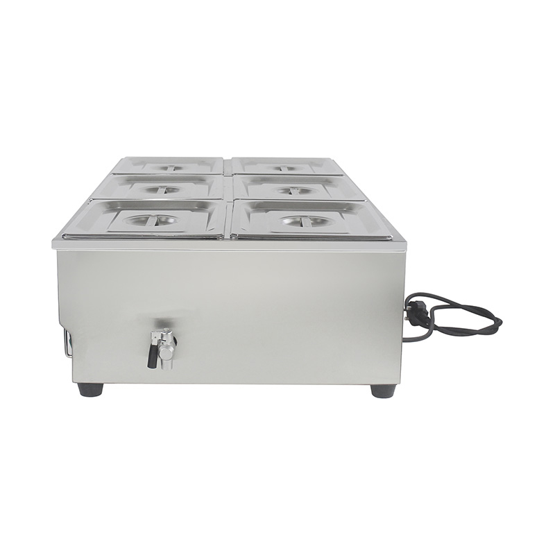 Kommerzielle elektrische Bain-Marie-Maschine aus Edelstahl mit Tauchsieder