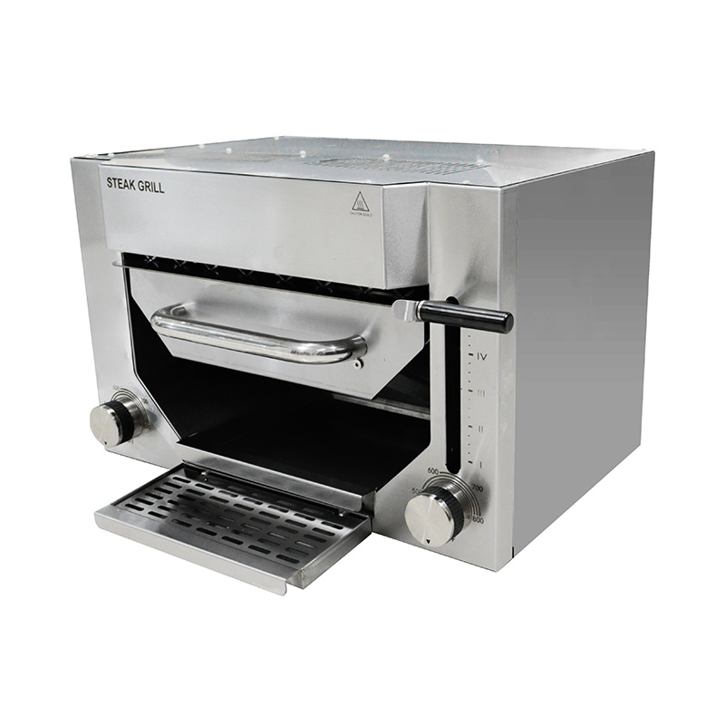 Kommerzielle elektrische Steak-Kontaktgrill-Küchenmaschine aus Edelstahl