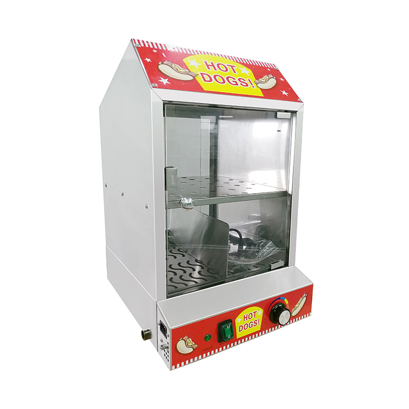 Hot-Dog-Wärmermaschine aus Edelstahl für gewerbliche Küchen