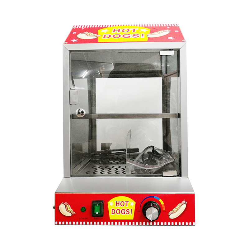 Hot-Dog-Wärmermaschine aus Edelstahl für gewerbliche Küchen