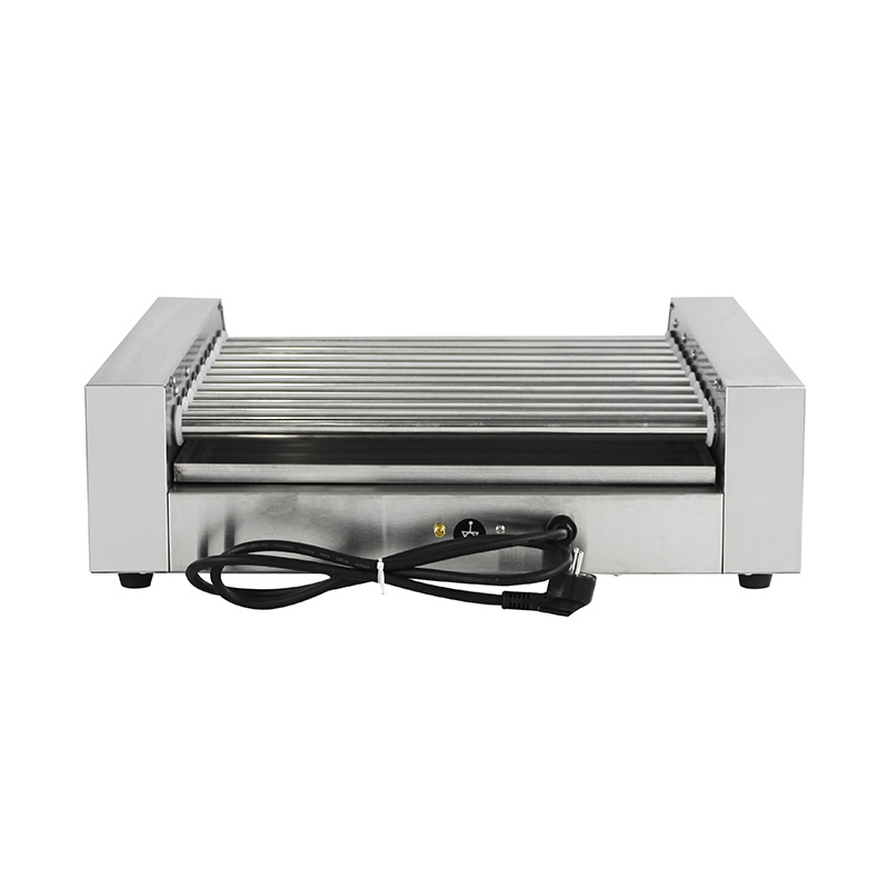 Elektrische Hot-Dog-Roller-Grillmaschine aus Edelstahl