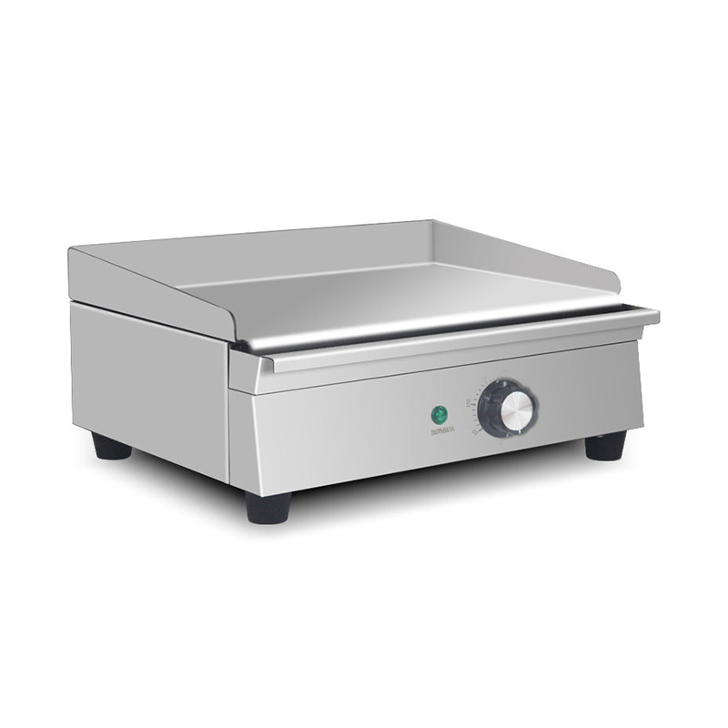 Elektrische Grillplatte für gewerbliche Küchen aus Edelstahl