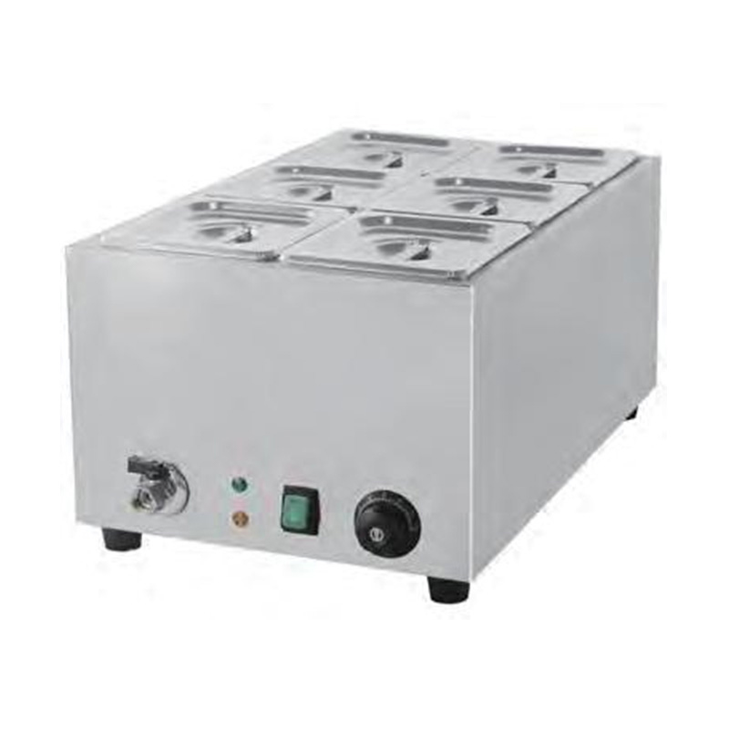 Kommerzielle elektrische Trockenbrenn-Bain-Marie-Maschine aus Edelstahl mit geschweißtem Wassertank