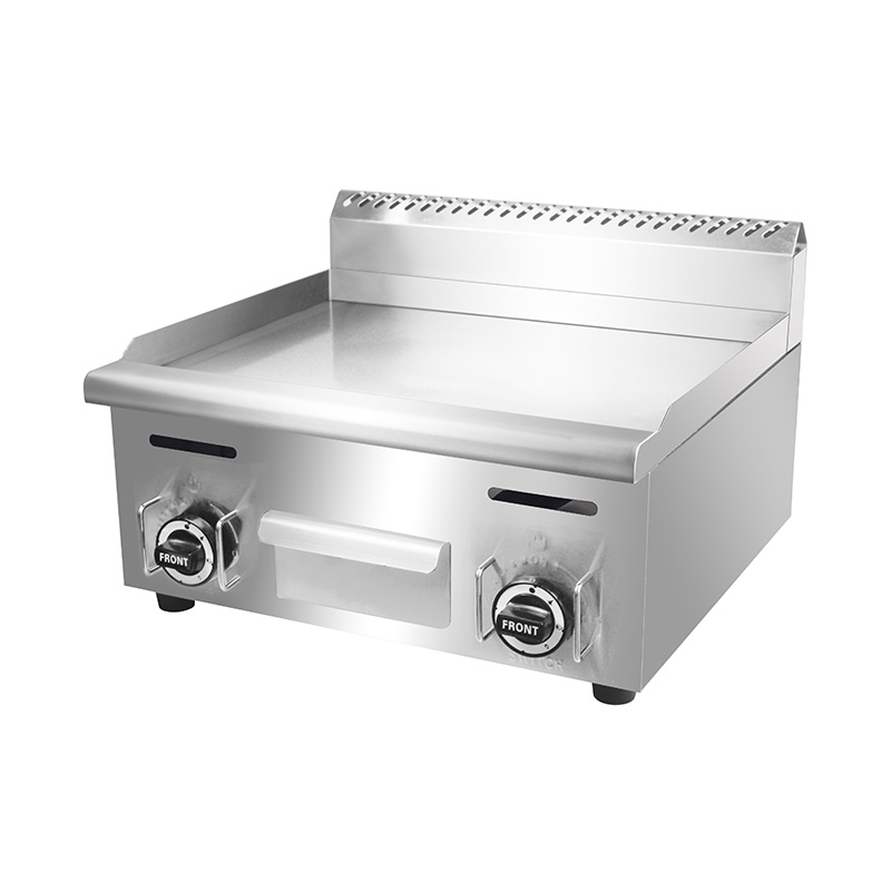 Gewerbliche Grillplatte aus Edelstahl mit Flachplattenmuster für Erdgas/LPG