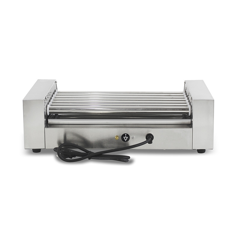 Elektrische Hot-Dog-Roller-Grillmaschine aus Edelstahl