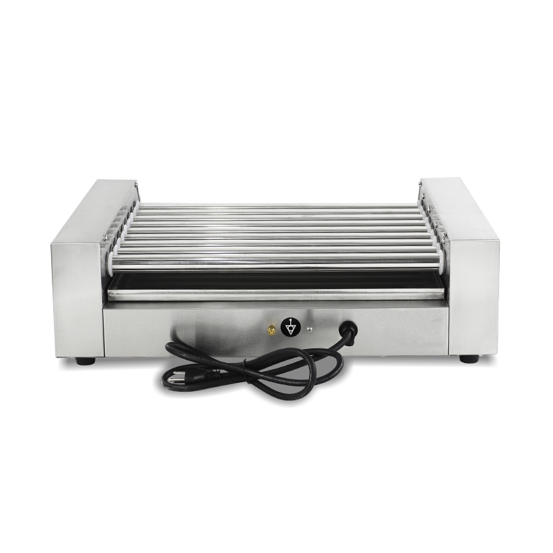 Elektrische Hot-Dog-Roller-Grillmaschine aus Edelstahl
