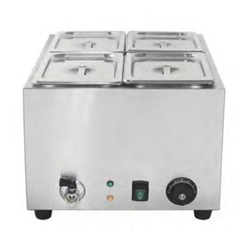 Kommerzielle elektrische Trockenbrenn-Bain-Marie-Maschine aus Edelstahl mit geschweißtem Wassertank