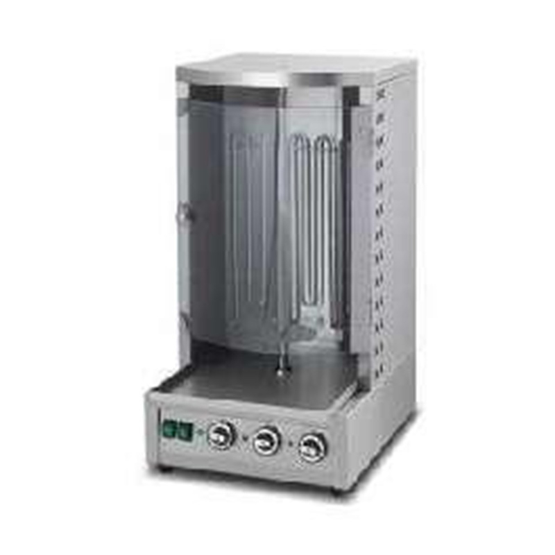 Kommerzielle elektrische Shawarma-Grill-Küchenmaschine aus Edelstahl