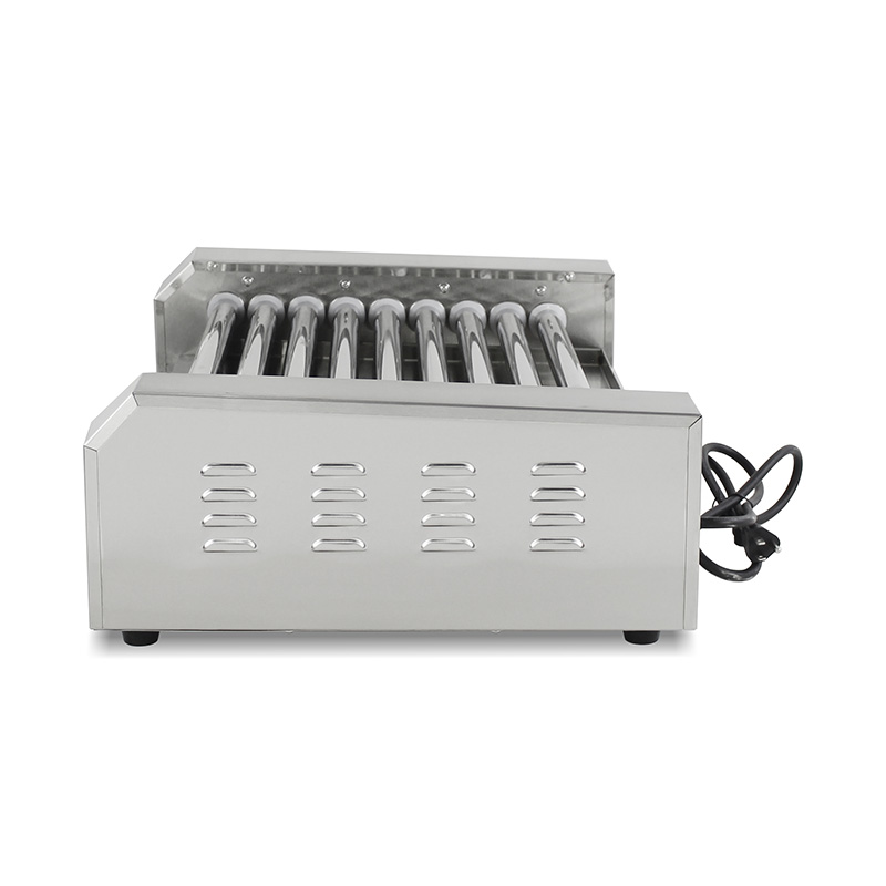 Elektrische Hot-Dog-Roller-Grillmaschine aus Edelstahl