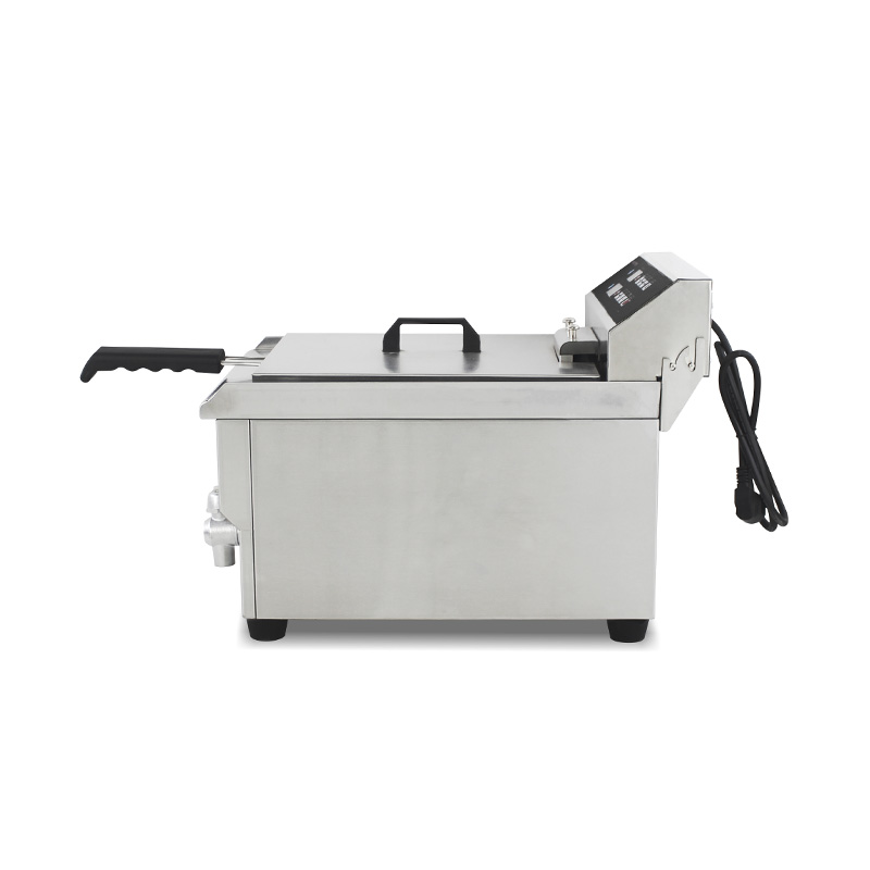 Computer-Bedienfeld-Edelstahl-elektrische kommerzielle Arbeitsplatten-Fritteuse