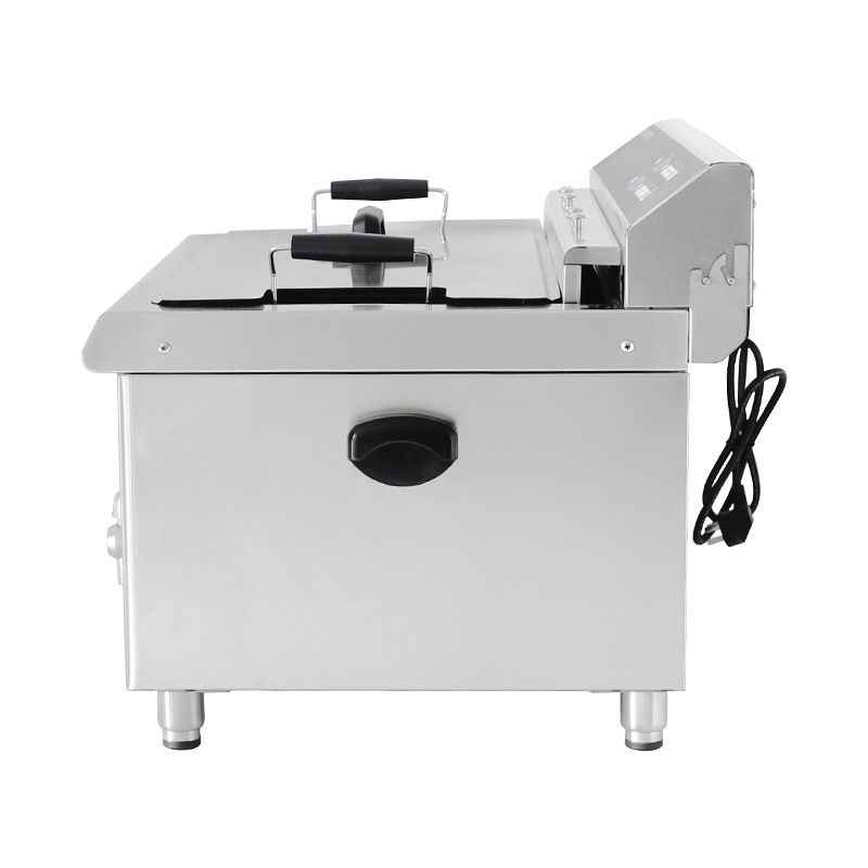 Computer-Bedienfeld-Edelstahl-elektrische kommerzielle Arbeitsplatten-Fritteuse