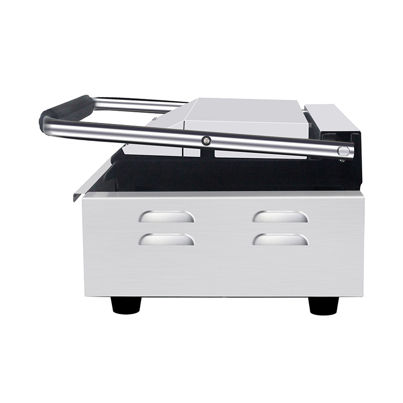 Kommerzielle elektrische Panini-Grill-Küchenmaschine aus Edelstahl
