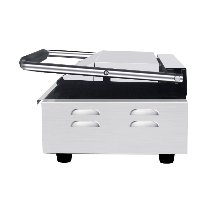 Kommerzielle elektrische Panini-Grill-Küchenmaschine aus Edelstahl