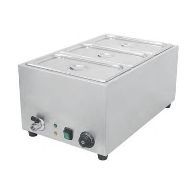 Kommerzielle elektrische Trockenbrenn-Bain-Marie-Maschine aus Edelstahl mit geschweißtem Wassertank
