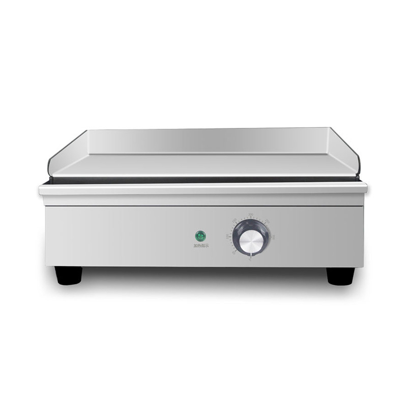 Elektrische Grillplatte für gewerbliche Küchen aus Edelstahl