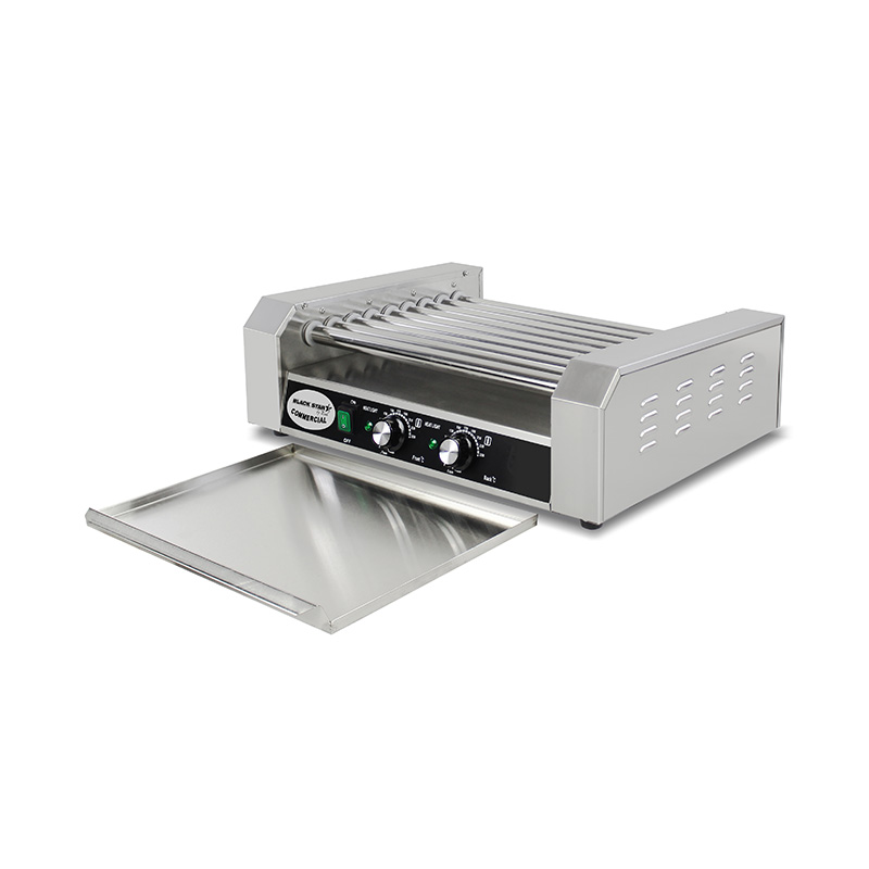 Elektrische Hot-Dog-Roller-Grillmaschine aus Edelstahl