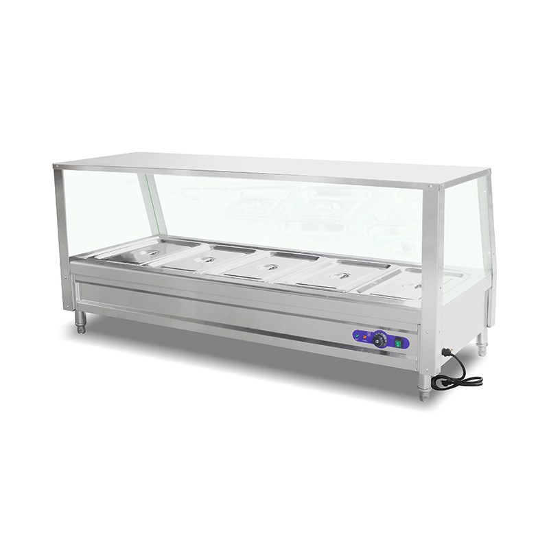 Kommerzielle elektrische Tisch-Bain-Marie-Küchenmaschine aus Edelstahl