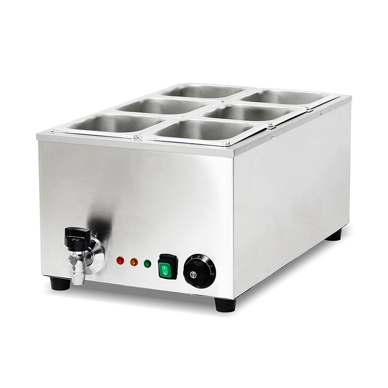 Kommerzielle elektrische Bain-Marie-Küchenmaschine aus Edelstahl mit Anti-Trocken-Schutzheizung