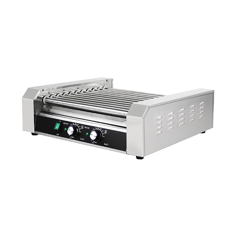 Elektrische Hot-Dog-Roller-Grillmaschine aus Edelstahl