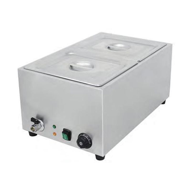 Kommerzielle elektrische Trockenbrenn-Bain-Marie-Maschine aus Edelstahl mit geschweißtem Wassertank