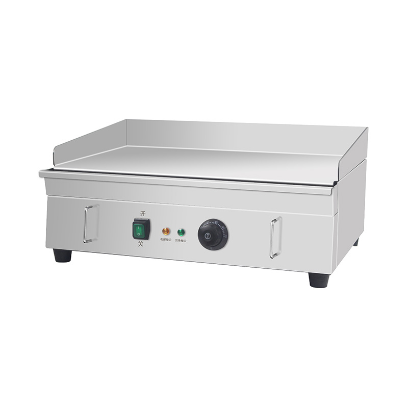 Elektrische Grillplatte für gewerbliche Küchen aus Edelstahl