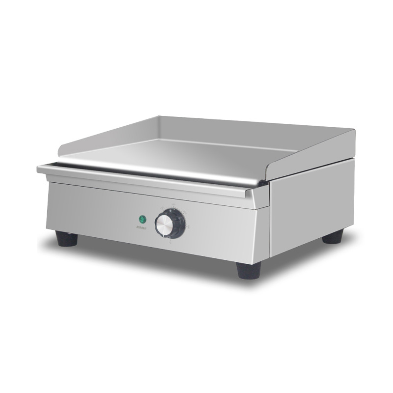 Elektrische Grillplatte für gewerbliche Küchen aus Edelstahl
