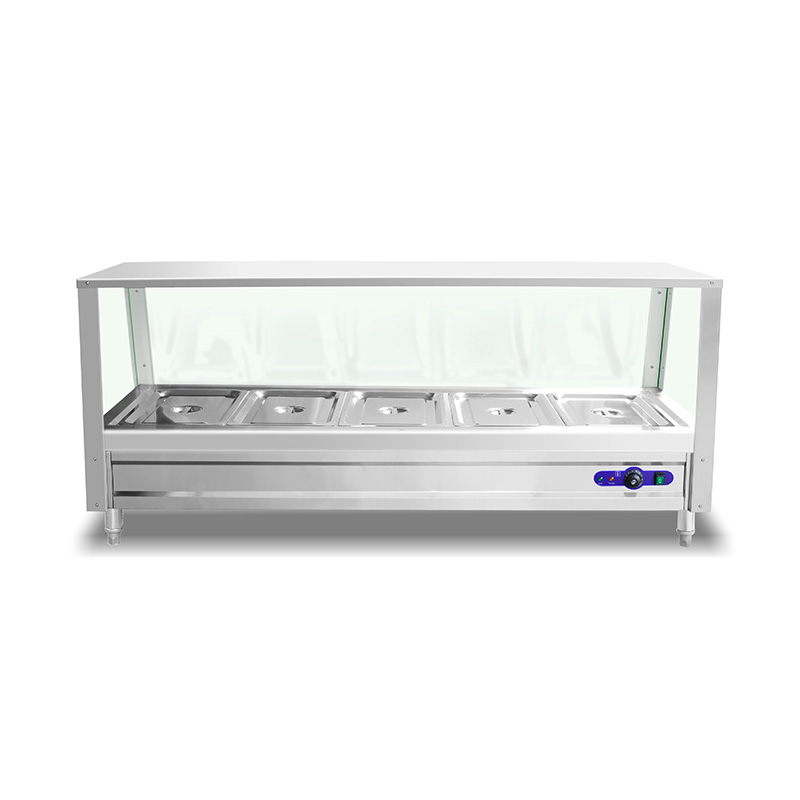 Kommerzielle elektrische Tisch-Bain-Marie-Küchenmaschine aus Edelstahl