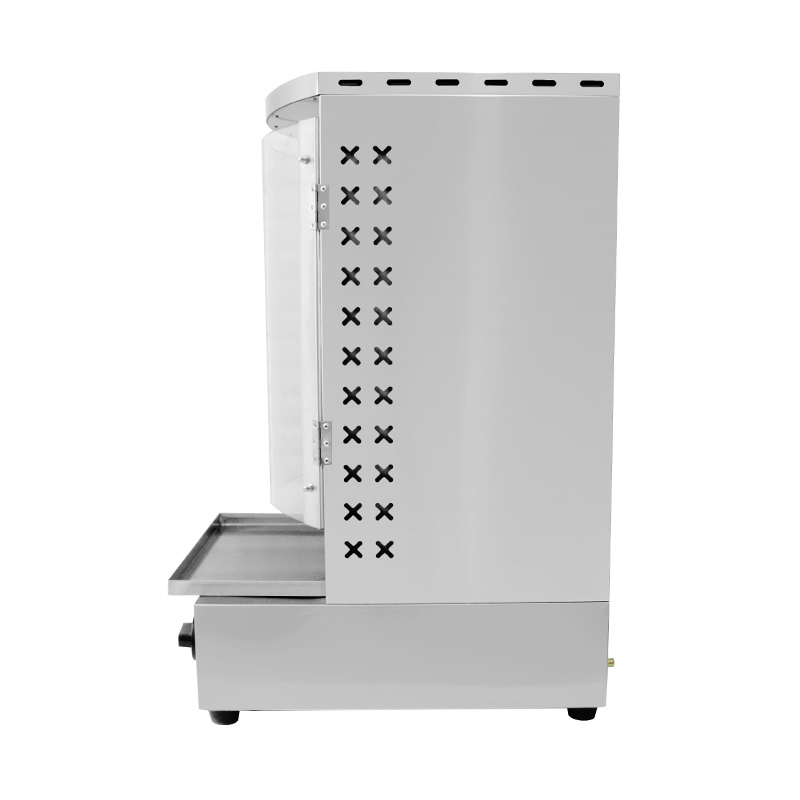 Kommerzielle Erdgas-/LPG-Shawarma-Grill-Küchenmaschine aus Edelstahl