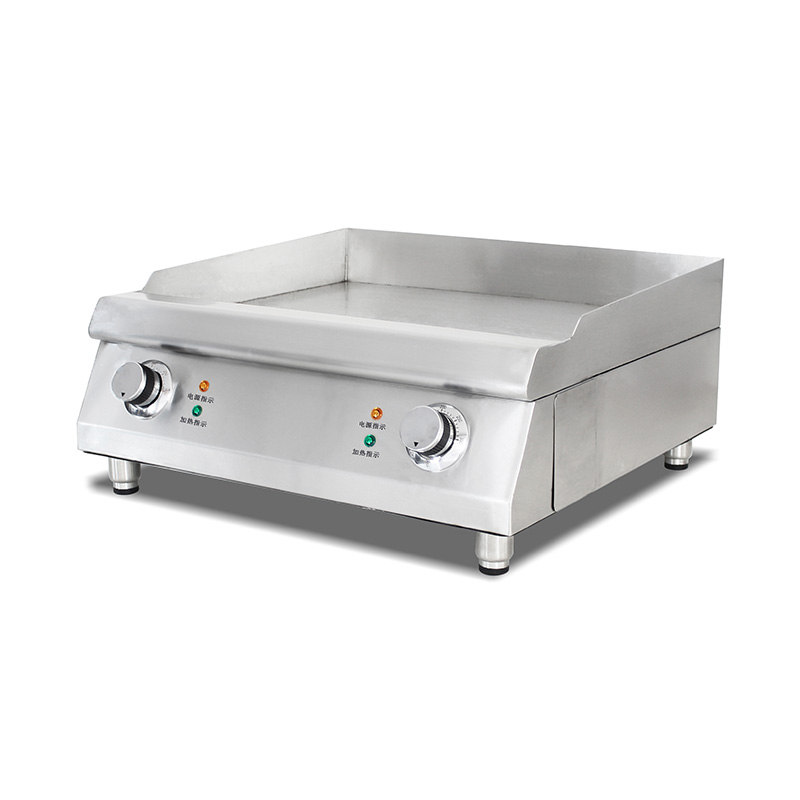 4,4 kW elektrische Grillplatte aus Edelstahl für gewerbliche Küchen