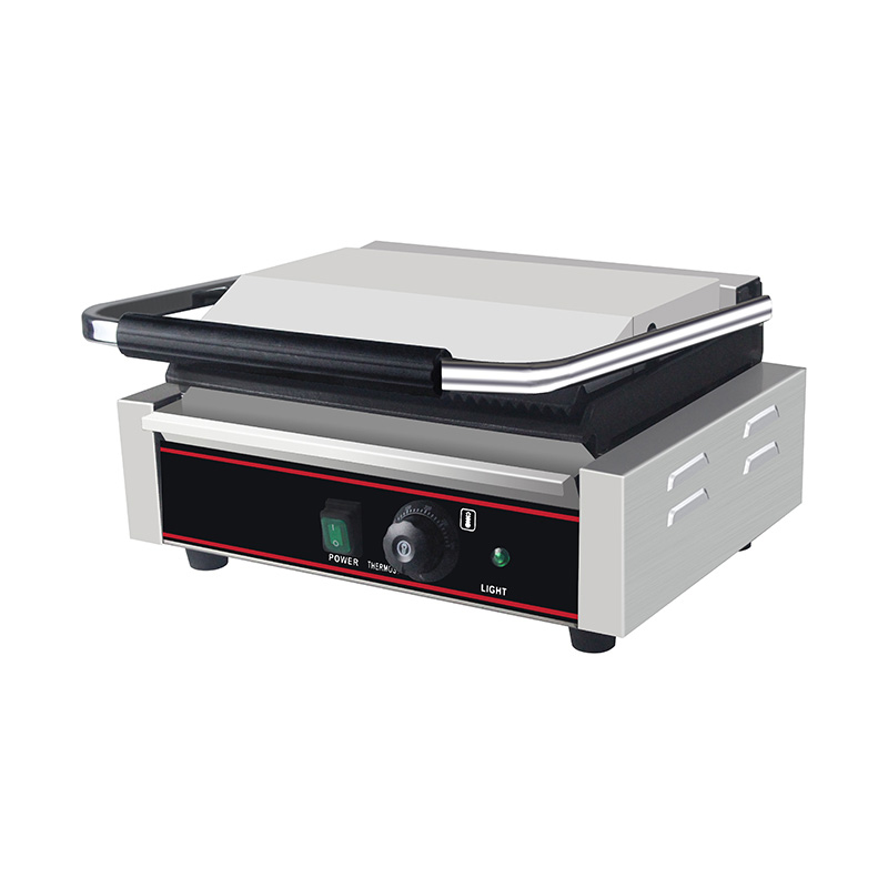 Kommerzielle elektrische Panini-Grill-Küchenmaschine aus Edelstahl