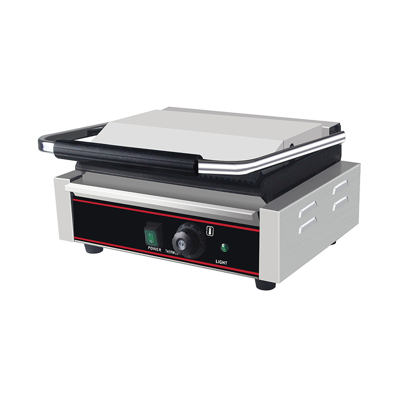Kommerzielle elektrische Panini-Grill-Küchenmaschine aus Edelstahl