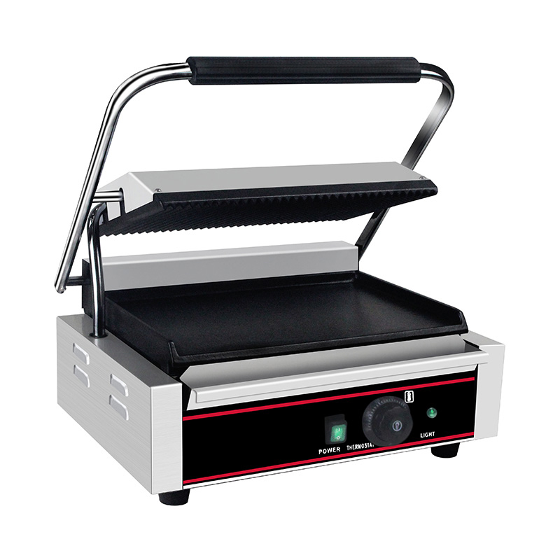 Kommerzielle elektrische Panini-Grill-Küchenmaschine aus Edelstahl