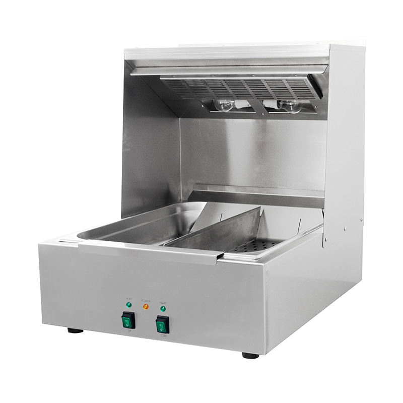 Kommerzielle Pommes-Frites-Wärmer-Küchenmaschine aus Edelstahl