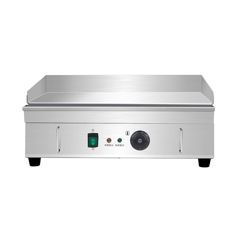Elektrische Grillplatte für gewerbliche Küchen aus Edelstahl