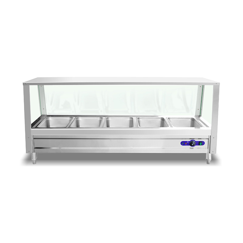 Kommerzielle elektrische Tisch-Bain-Marie-Küchenmaschine aus Edelstahl