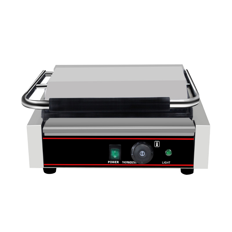 Kommerzielle elektrische Panini-Grill-Küchenmaschine aus Edelstahl