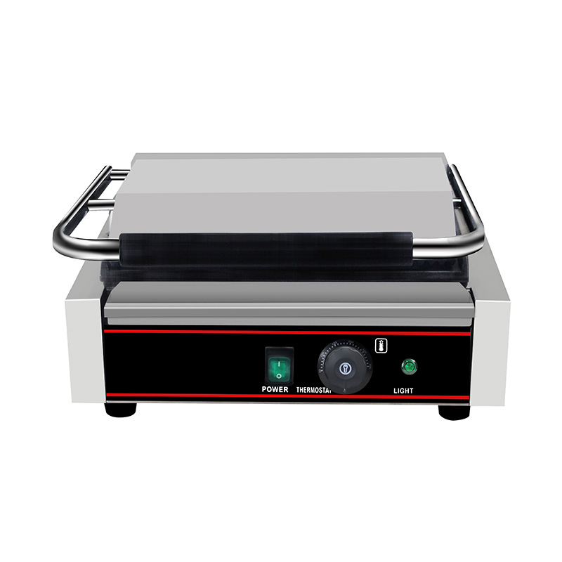 Kommerzielle elektrische Panini-Grill-Küchenmaschine aus Edelstahl