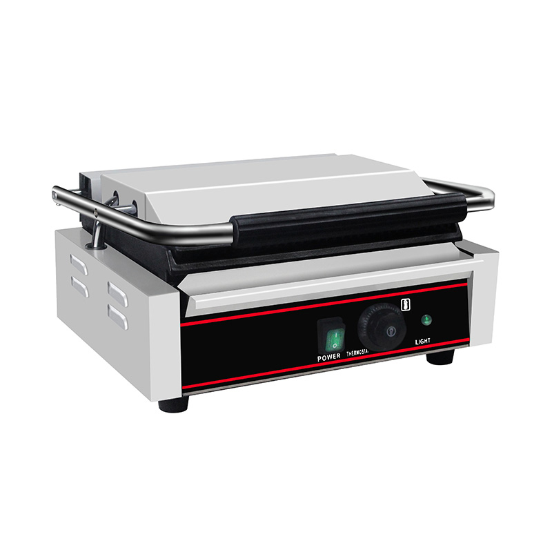 Kommerzielle elektrische Panini-Grill-Küchenmaschine aus Edelstahl