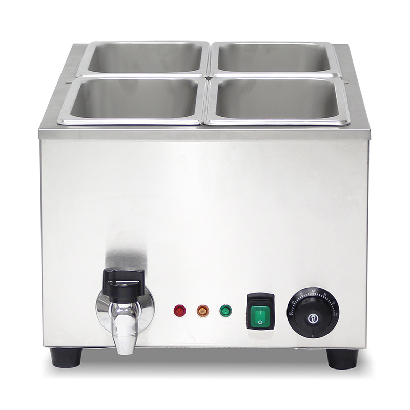 Kommerzielle elektrische Bain-Marie-Küchenmaschine aus Edelstahl mit Anti-Trocken-Schutzheizung