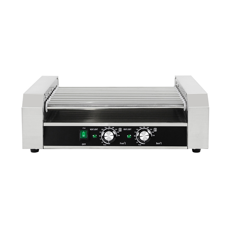 Elektrische Hot-Dog-Roller-Grillmaschine aus Edelstahl