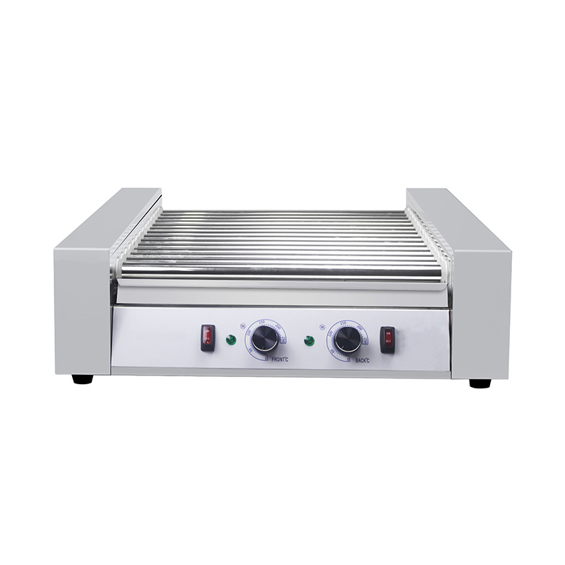 Elektrische Hot-Dog-Roller-Grillmaschine aus Edelstahl