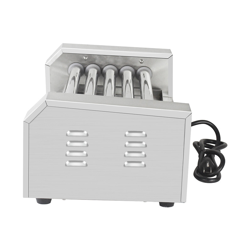 Elektrische Hot-Dog-Roller-Grillmaschine aus Edelstahl
