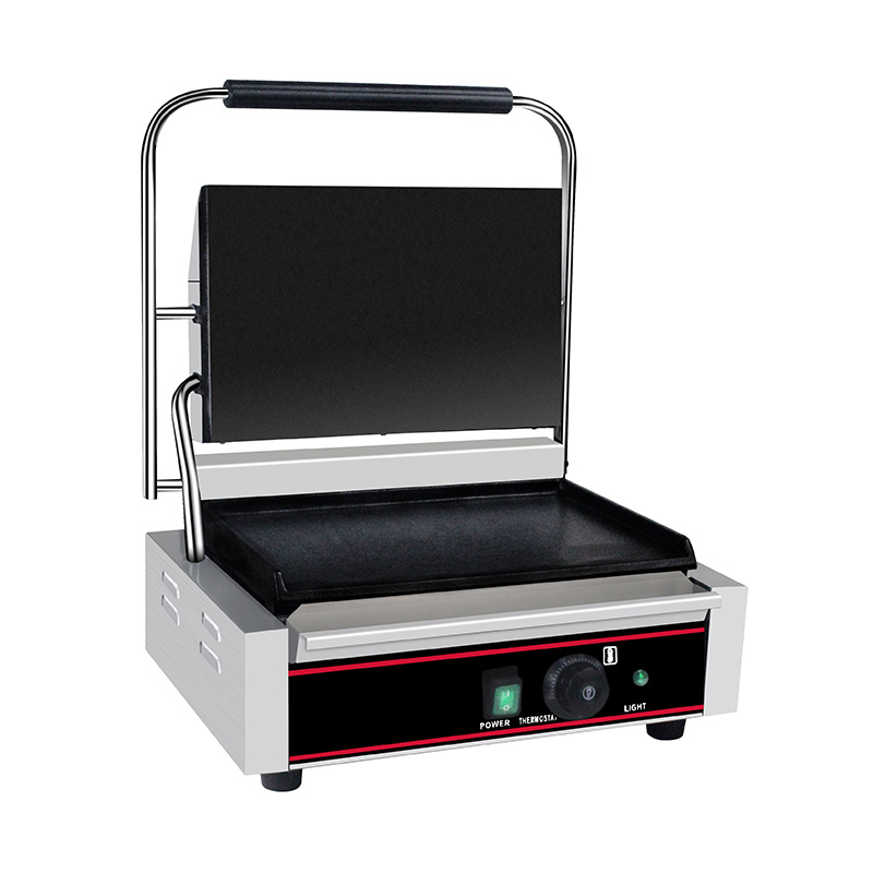 Kommerzielle elektrische Panini-Grill-Küchenmaschine aus Edelstahl