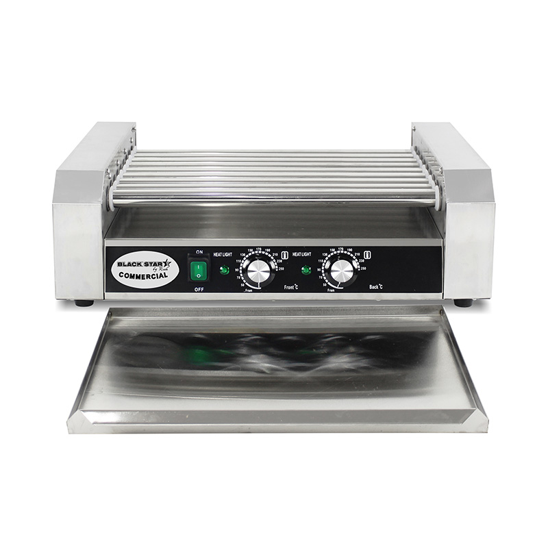 Elektrische Hot-Dog-Roller-Grillmaschine aus Edelstahl