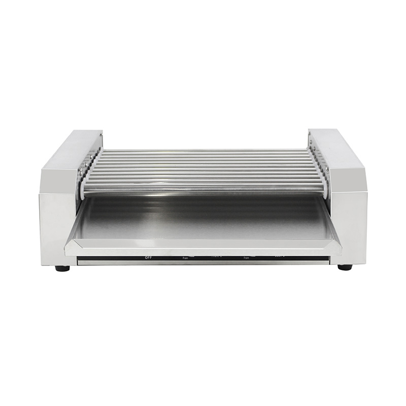 Elektrische Hot-Dog-Roller-Grillmaschine aus Edelstahl