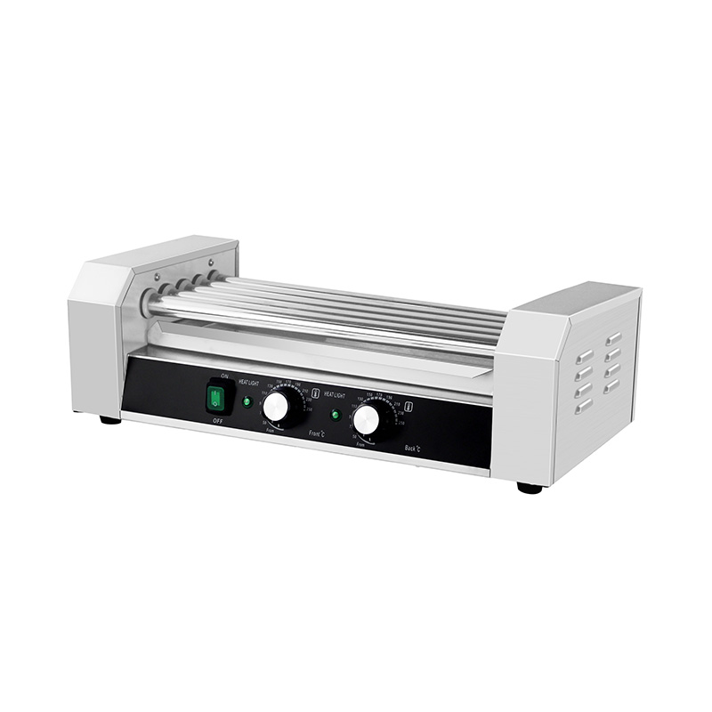 Elektrische Hot-Dog-Roller-Grillmaschine aus Edelstahl