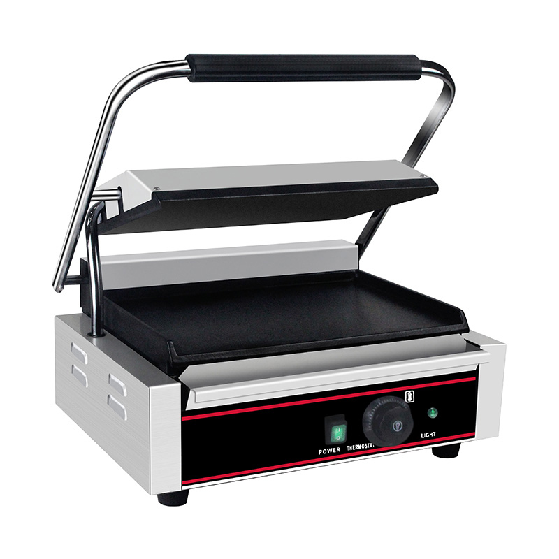 Kommerzielle elektrische Panini-Grill-Küchenmaschine aus Edelstahl