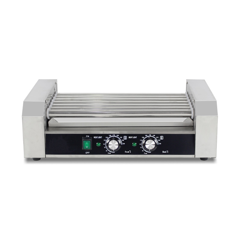 Elektrische Hot-Dog-Roller-Grillmaschine aus Edelstahl