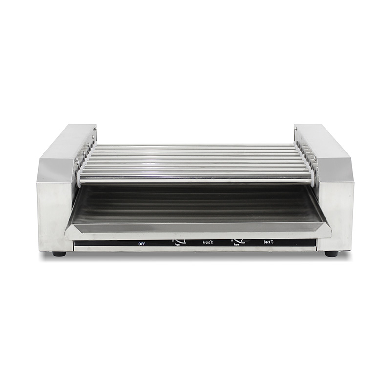 Elektrische Hot-Dog-Roller-Grillmaschine aus Edelstahl