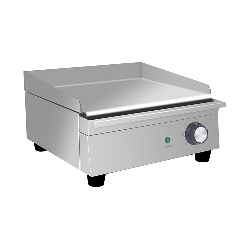 Elektrische Grillplatte für gewerbliche Küchen aus Edelstahl